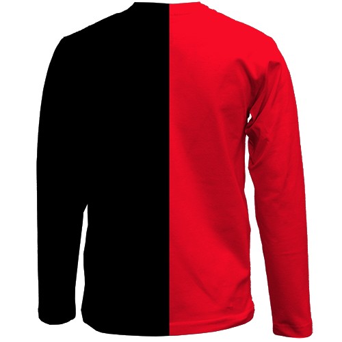 Дитячий 3D лонгслів Spider-Man Logo Minimalism (вид ззаду)