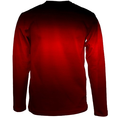 Детский 3D лонгслив Knuckles TV (вид сзади)