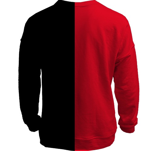 3D світшот Spider-Man Logo Minimalism (вид ззаду)