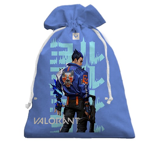3D Подарочный мешочек Yoru - Valorant (вид спереди)