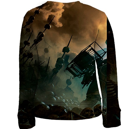 Дитячий 3D світшот The Forever Winter (вид ззаду)