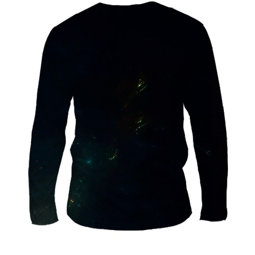 Мужской 3D лонгслив Iron-Man x Doctor Doom (вид сзади)