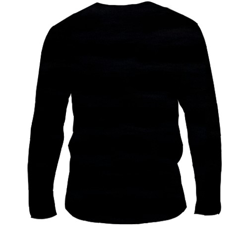 Чоловічий 3D лонгслів MARVEL comix logo (вид ззаду)