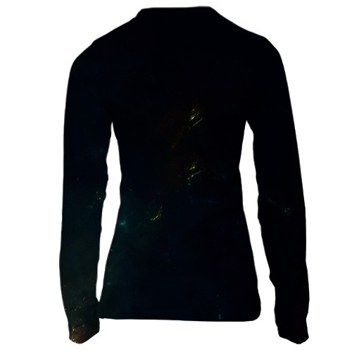 Женский 3D лонгслив Iron-Man x Doctor Doom (вид сзади)