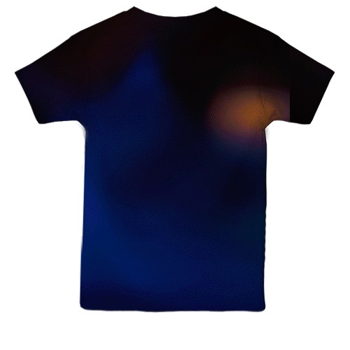 Детская 3D футболка Hazbin Hotel poster (вид сзади)