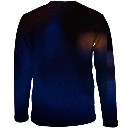 Дитячий 3D лонгслів Hazbin Hotel poster (вид ззаду)