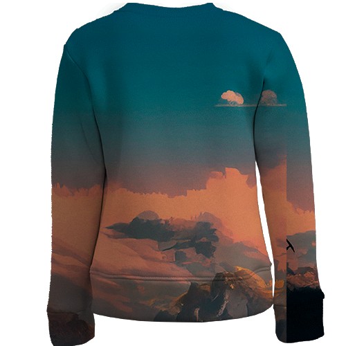 Детский 3D свитшот Creature Commandos (вид сзади)