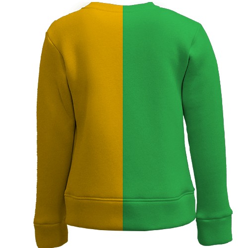 Дитячий 3D світшот Eren Yeager Laughing (вид ззаду)