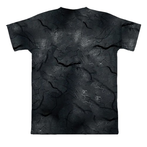 3D футболка Eleven vs Vecna Stranger Things (вид ззаду)