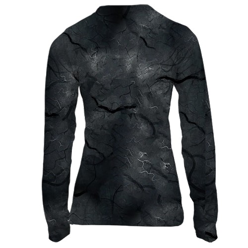 Жіночий 3D лонгслів Eleven vs Vecna Stranger Things (вид ззаду)