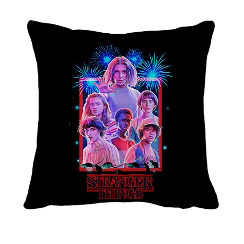 3D подушка Stranger Things 80-ті (вид спереду)