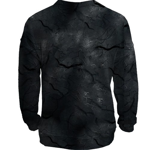 3D світшот Eleven vs Vecna Stranger Things (вид ззаду)