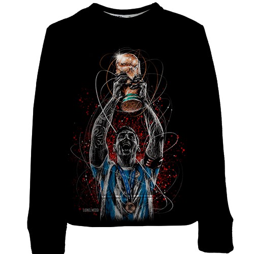 Дитячий 3D світшот Lionel Messi World Cup (вид спереду)