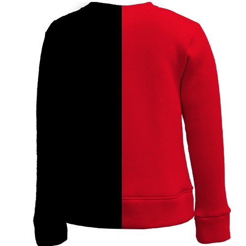 Дитячий 3D світшот Spider-Man Logo Minimalism (вид ззаду)