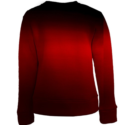 Дитячий 3D світшот Knuckles TV (вид ззаду)