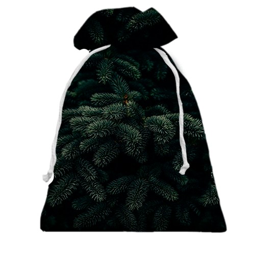 3D Подарунковий мішечок з ялиновими гілками (вид ззаду)