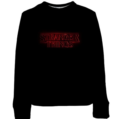 Дитячий 3D світшот Stranger Things Logo (вид спереду)