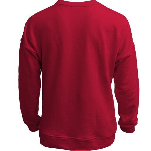 3D світшот Комічний кінь, символ року (вид ззаду)