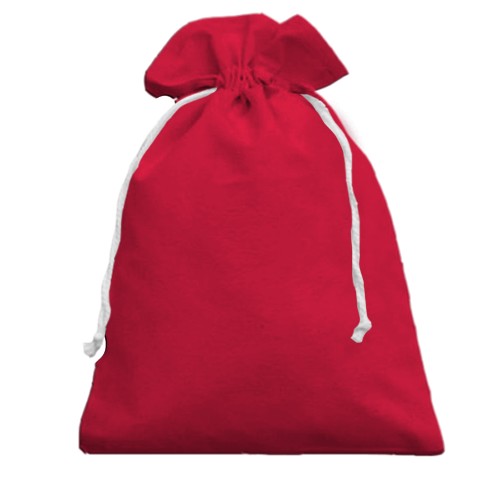 3D Подарочный мешочек Комичная лошадь, символ года (вид сзади)