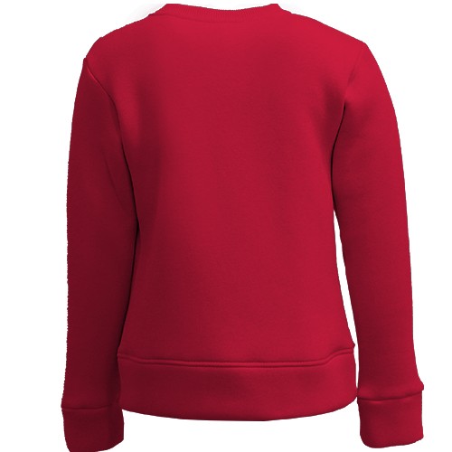 Дитячий 3D світшот Комічний кінь, символ року (вид ззаду)