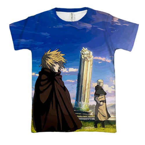 3D футболка Vinland Saga (вид спереди)