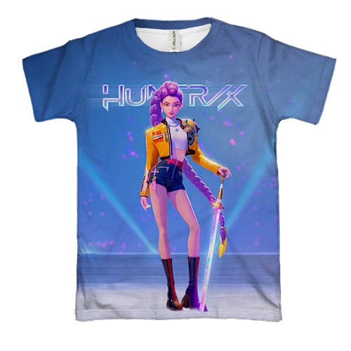 3D футболка Rumi (Huntrix) - KPop Demon Hunters (вид спереди)