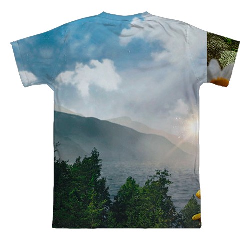 3D футболка Unravel Two (вид сзади)