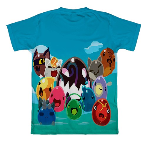 3D футболка Slime Rancher - slime (вид сзади)