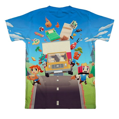 3D футболка Moving Out (вид сзади)