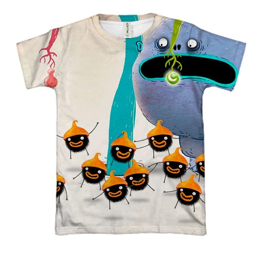 3D футболка CHUCHEL (вид спереди)