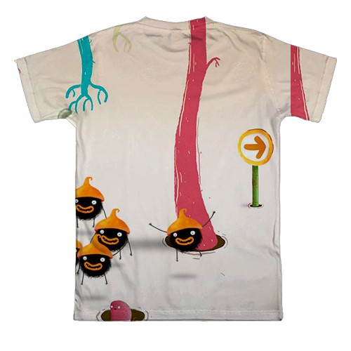 3D футболка CHUCHEL (вид сзади)