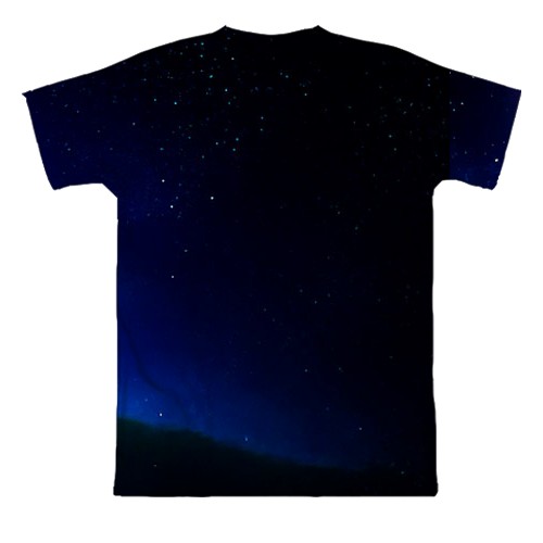 3D футболка Yoshi and Mario (вид сзади)