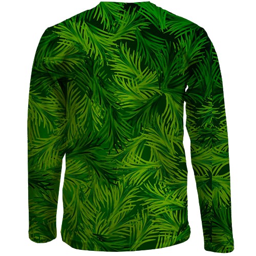 Детский 3D лонгслив Grinch (вид сзади)