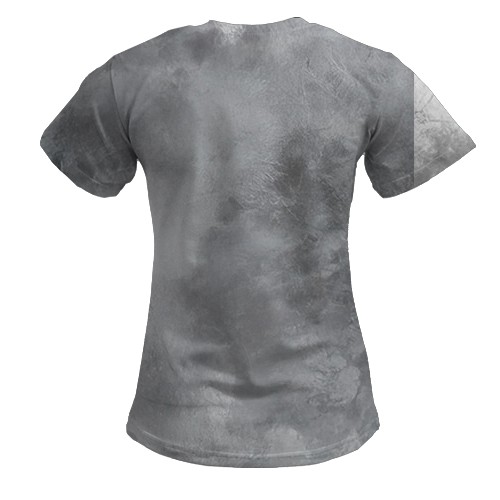 Женская 3D футболка Магическая битва - Юджи и Чосо (вид сзади)