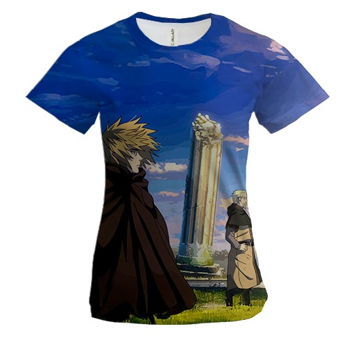 Жіноча 3D футболка Vinland Saga (вид спереду)
