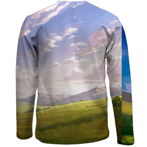 Дитячий 3D лонгслів Vinland Saga (вид ззаду)