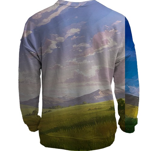 3D світшот Vinland Saga (вид ззаду)