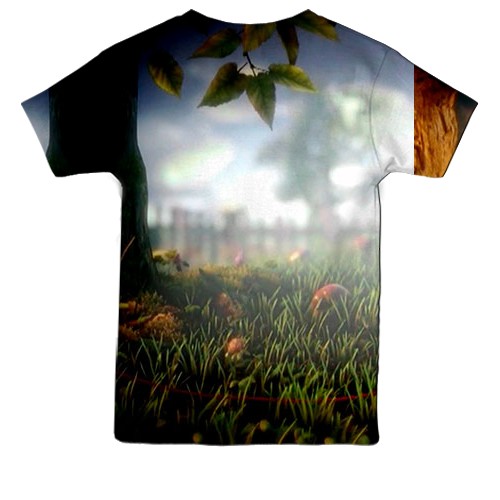 Детская 3D футболка Unravel Two - Red (вид сзади)