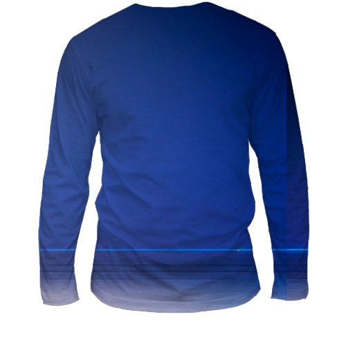 Мужской 3D лонгслив Rumi (Huntrix) - KPop Demon Hunters (вид сзади)