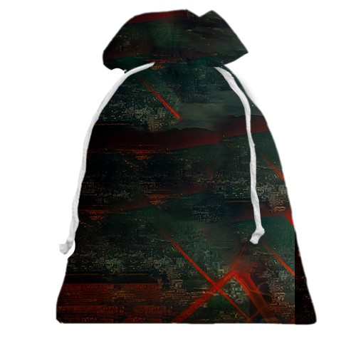 3D Подарунковий мішечок Магічна битва - Юджі та Юта (вид ззаду)