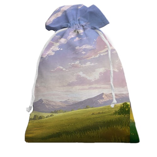 3D Подарочный мешочек Vinland Saga (вид сзади)