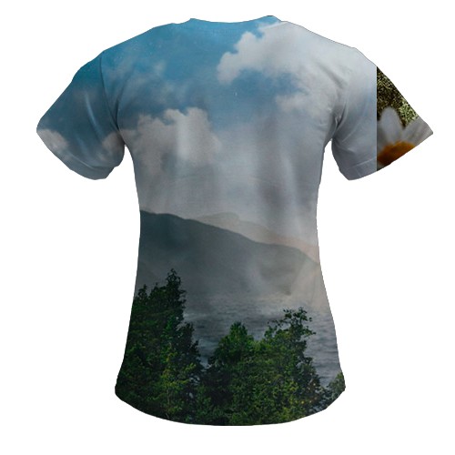 Женская 3D футболка Unravel Two (вид сзади)