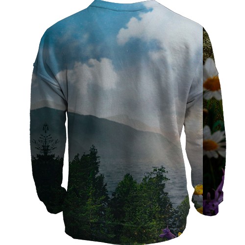 3D свитшот Unravel Two (вид сзади)