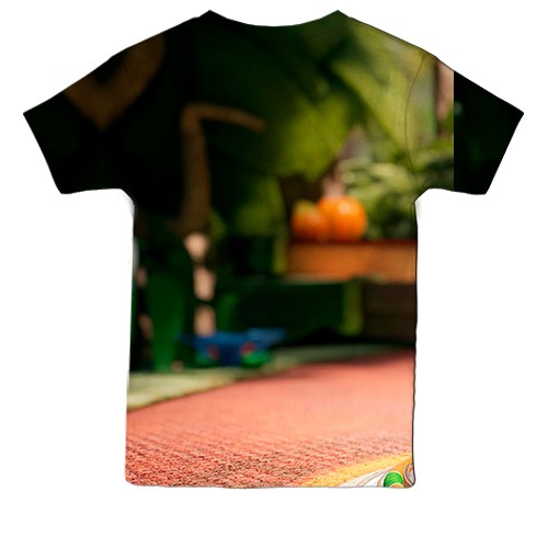 Детская 3D футболка Sackboy - A Big Adventure (вид сзади)