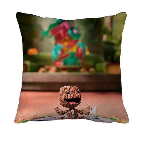 3D подушка Sackboy - A Big Adventure (вид спереди)