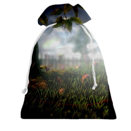 3D Подарунковий мішечок Unravel Two - Red (вид ззаду)