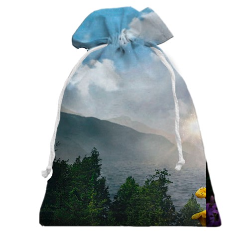 3D Подарочный мешочек Unravel Two (вид сзади)