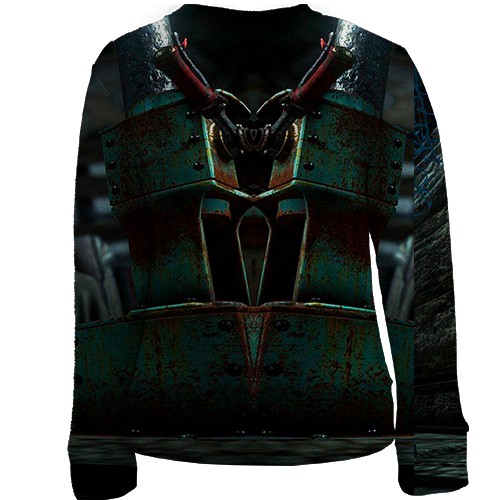 Дитячий 3D світшот Unravel Two - Blue and Red (вид ззаду)