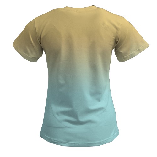 Жіноча 3D футболка CHUCHEL game (вид ззаду)