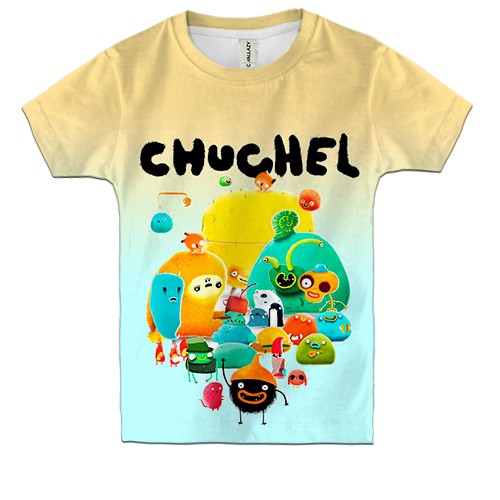Дитяча 3D футболка CHUCHEL game (вид спереду)